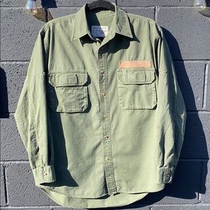 Bugle Boy long sleeve military style button up